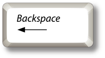 PC Backspace 키