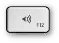 Mac F12 and volume up key