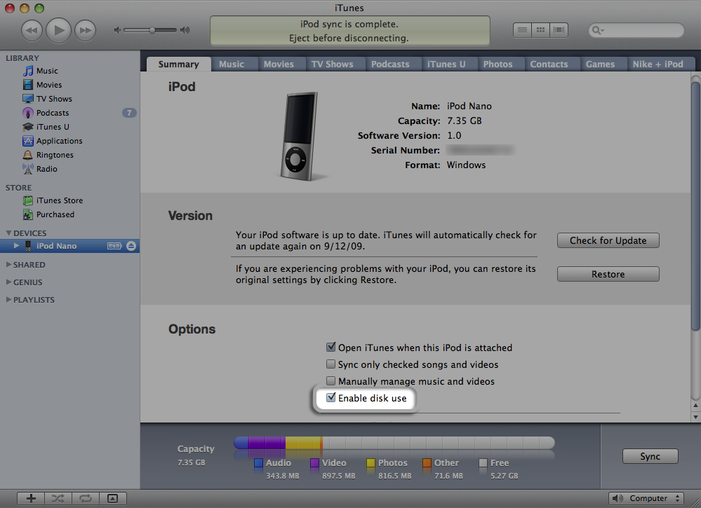 how to download videos onto your ipod nano